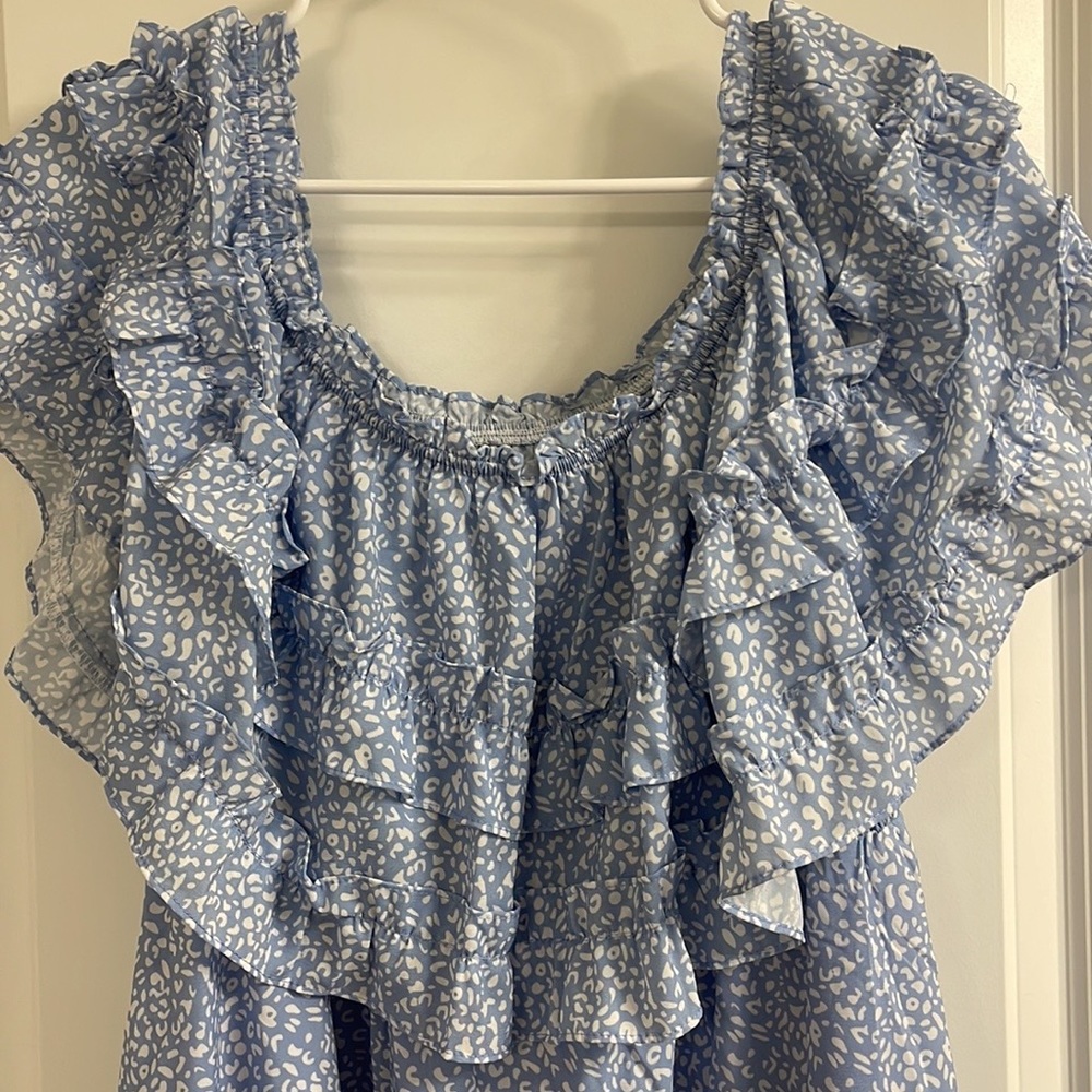 2XL flounce Off the Shoulder dress - Picture 6 of 8
